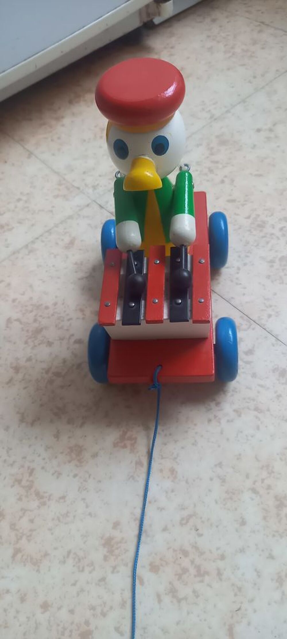 Jouet a tirer en bois canard xylophone en tres bon &eacute;tat Jeux / jouets