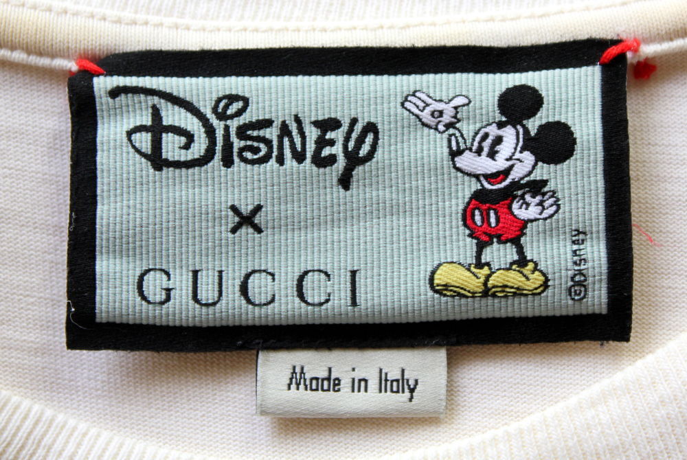 T-shirt Mickey DISNEY X GUCCI T.S - T- Shirt v&eacute;ritable GUCCI Vêtements