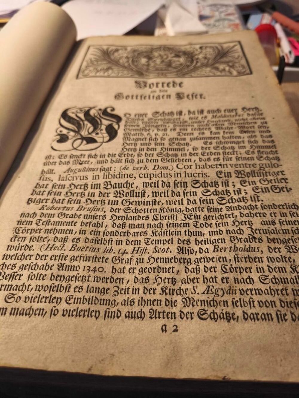 bible allemand de 1747 