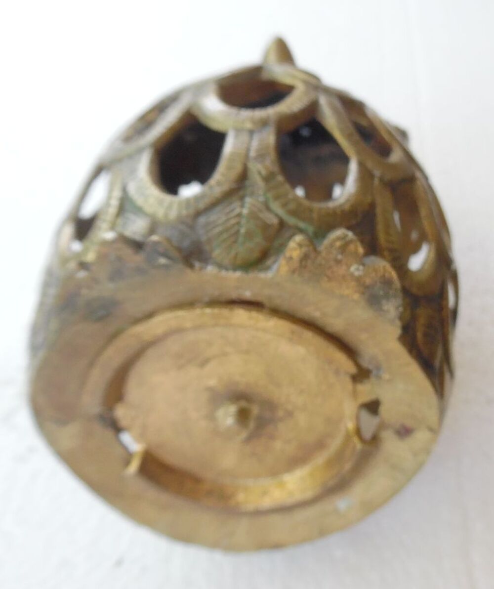 Hibou Bougeoir photophore en laiton ou en bronze collector Décoration