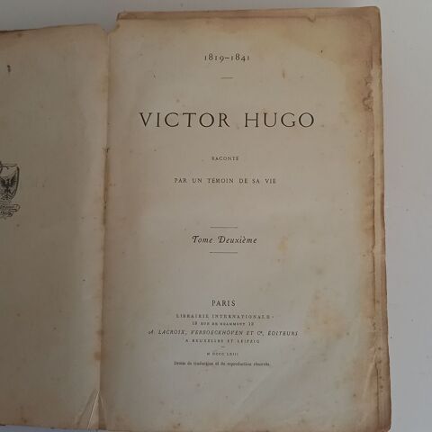 Victor Hugo, P Mael, P Bourget par un tmoin de sa vie 1863 9 Saumur (49)