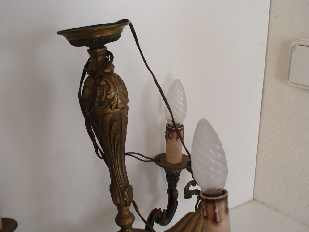  lustre en bronze Décoration