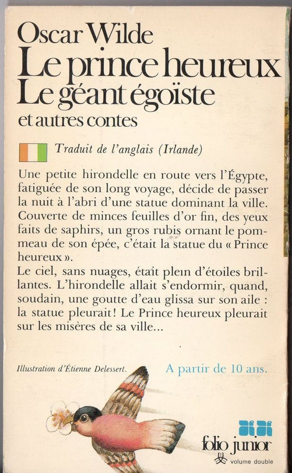 Le prince heureux, le g&eacute;ant &eacute;go&iuml;ste - Oscar Wilde Livres et BD