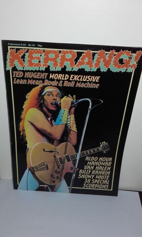 Kerrang N61 - February 9 1984 (UK Magazine) avec Ted Nugent 30 Angers (49)