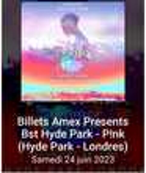Concert Pink Billetterie