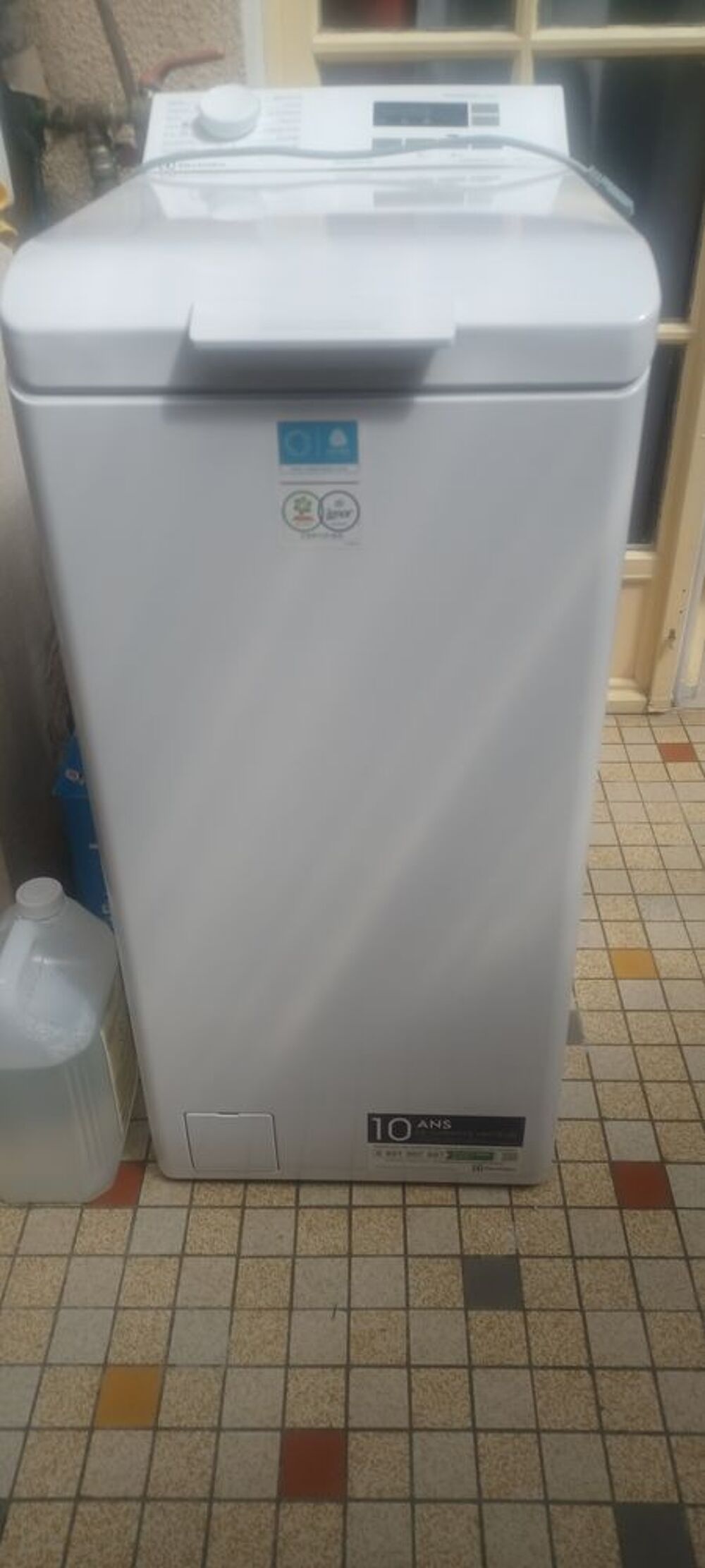 Lave linge 6Kg electrolux
&Eacute;tat quasi neuf Electroménager