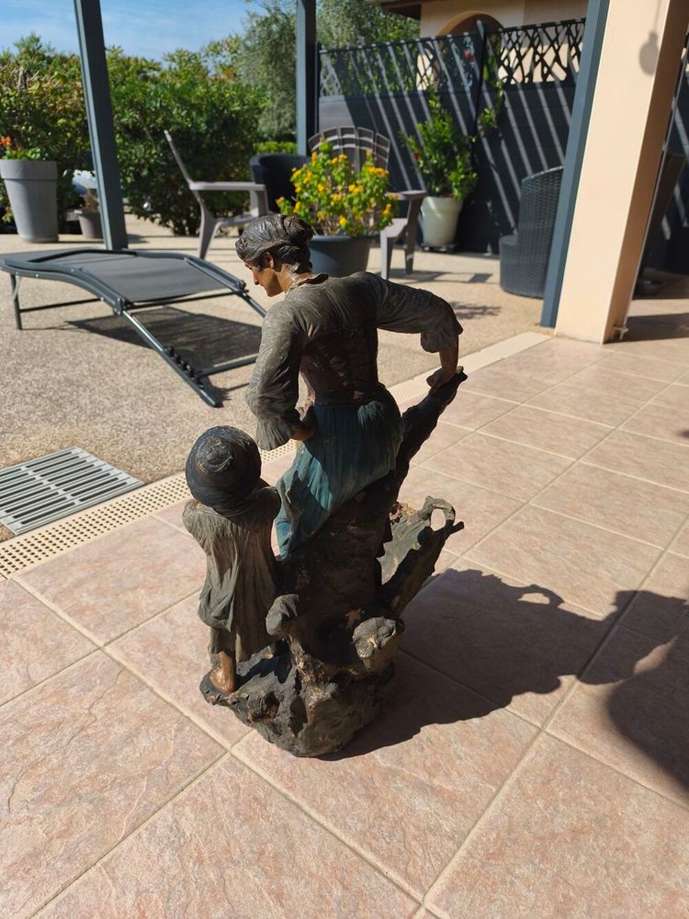 Statue Mere et son enfant 
