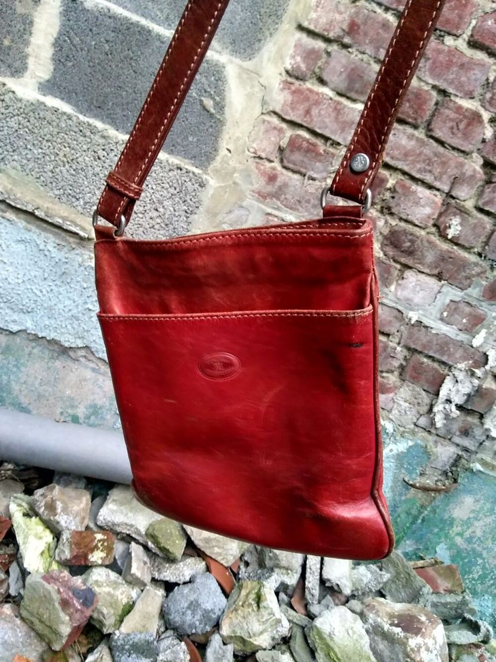 Petit sac &agrave; bandouli&egrave;re en cuir Maroquinerie