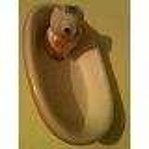 Porte savon petite chouette hibou ds sa baignoire. C�ramique 15 Bosc-le-Hard (76)