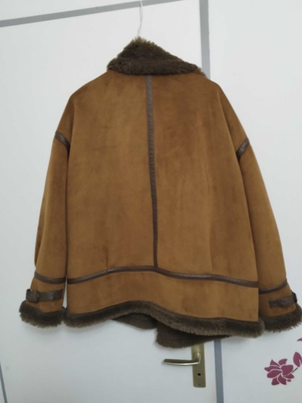 Blouson d'hiver femme Cama&iuml;eu fourrure &agrave; l'int&eacute;rieur taille xl Vêtements