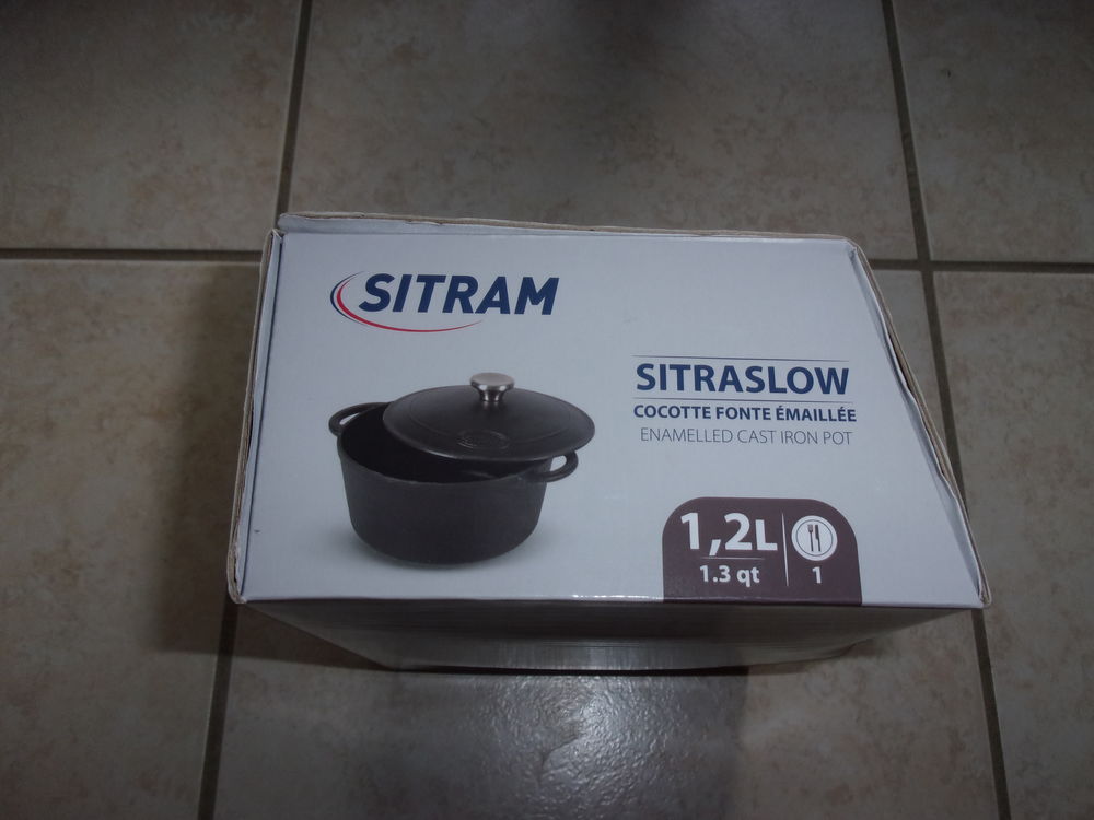 Cocotte en fonte &eacute;maill&eacute;e Sitram (Neuve) Cuisine