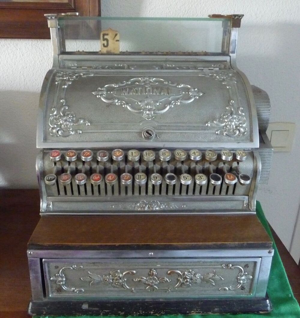 Caisse de comptoir "National" de 1914 Décoration