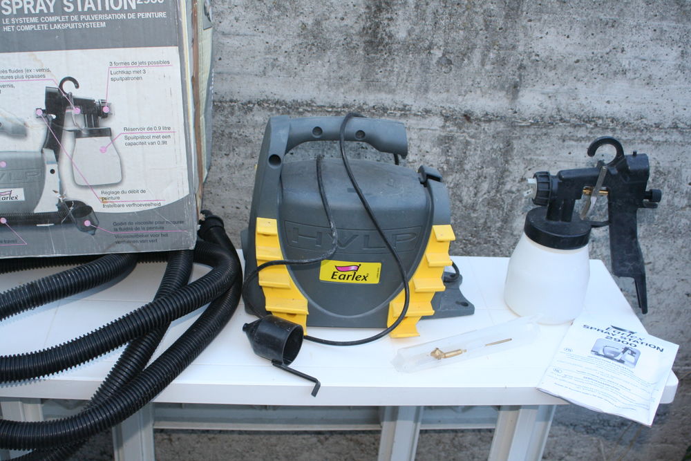 pistolet de peinture avec compresseur Bricolage