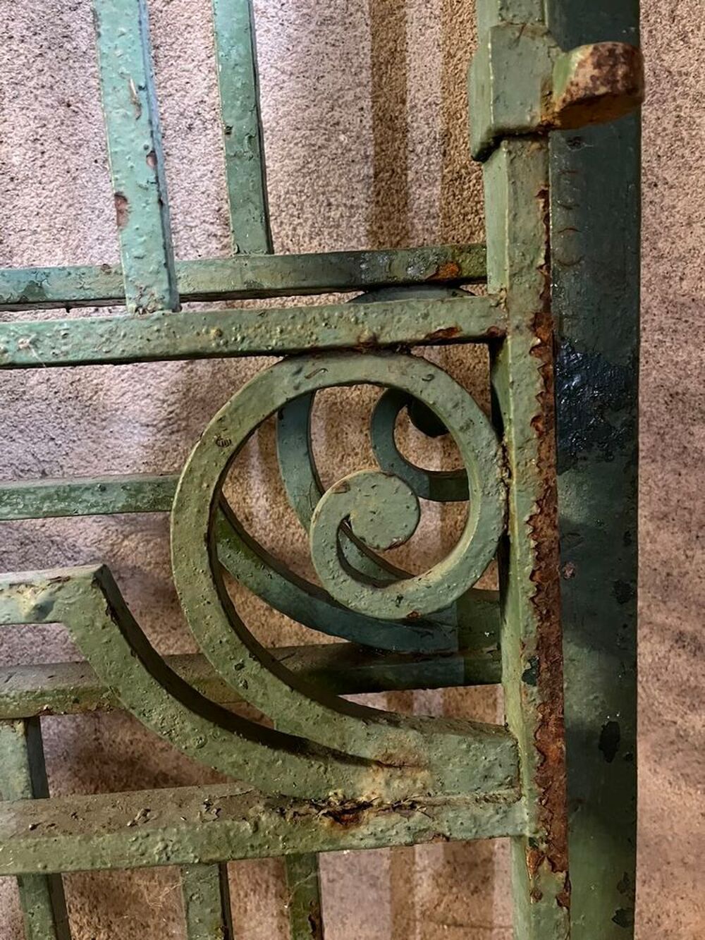 SUPERBE PORTAIL ANCIEN EN FER PLEIN FORGE POUR PROPRIETE Jardin