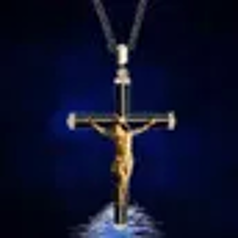 Pendentif croix  jsus 7 Bury (60)