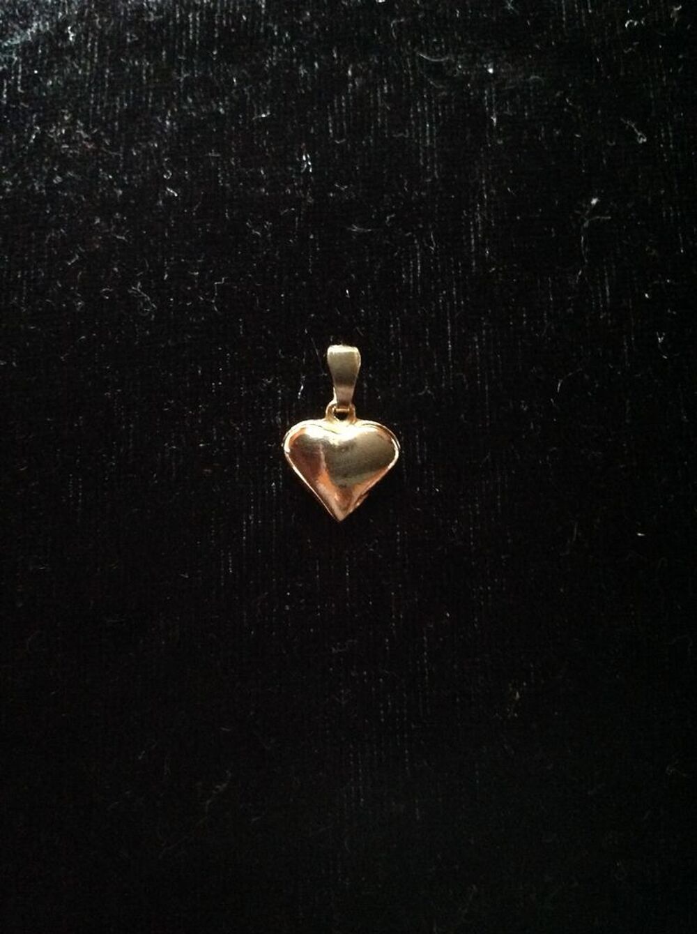 PENDENTIF COEUR DOR&Eacute; Envoi Possible Bijoux et montres