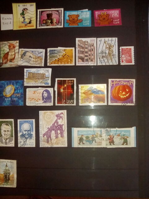 Timbres France 2001 obli 6 Bersée (59)