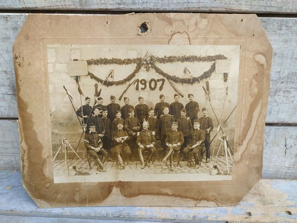 Photographie Militaire 29e R&eacute;giment de Dragons 1907 Provins 