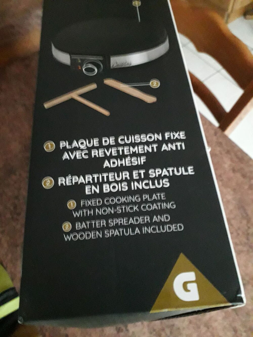 Cr&ecirc;piere cuisilux 1400w Electromnager