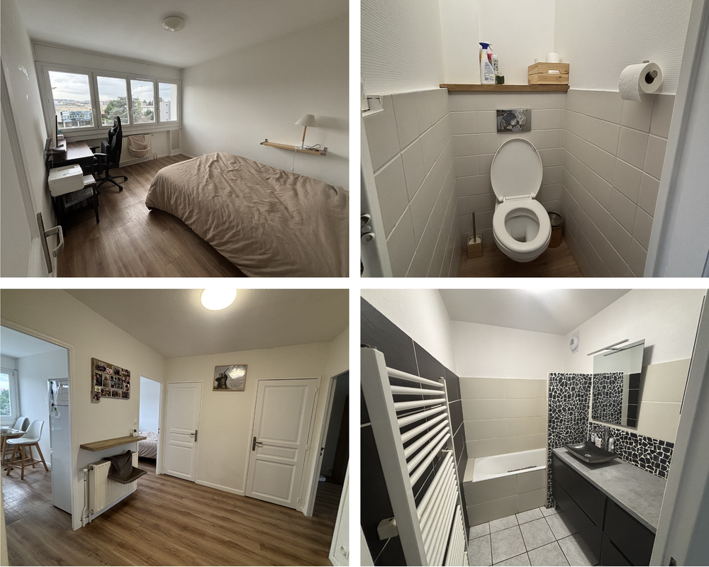 Vente Appartement T4 lumineux 79 m² + garage ? Dernier étage ? Villars Villars