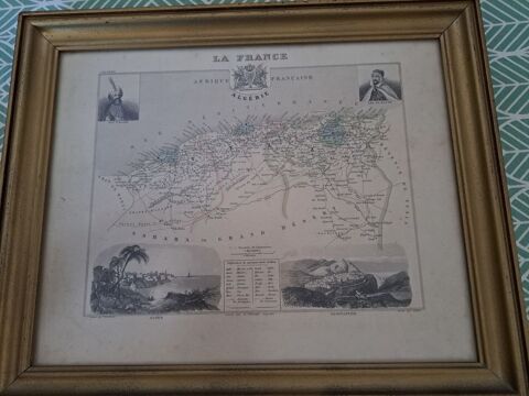 Carte de l'algérie ancienne St Aygulf (83)