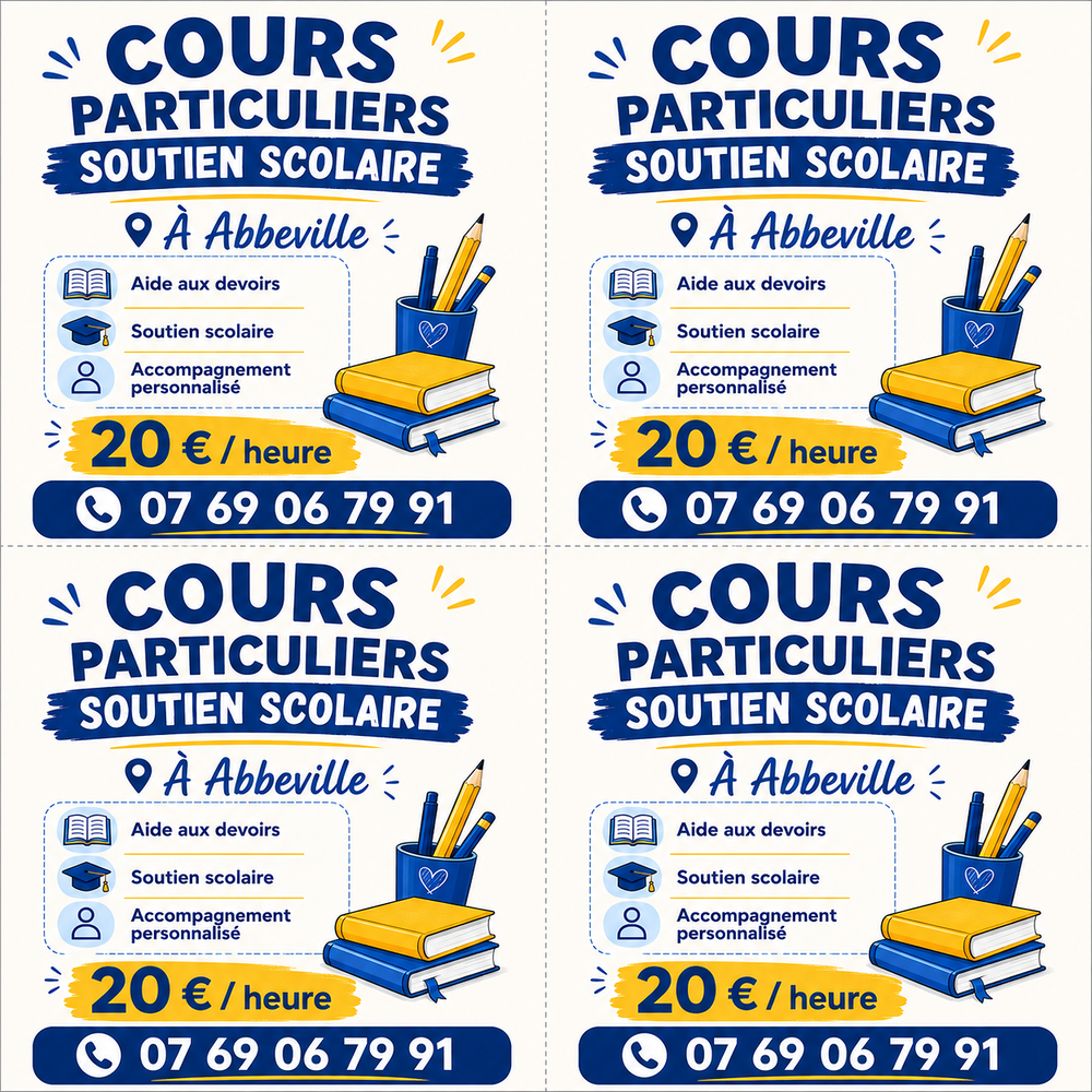   Soutien scolaire  