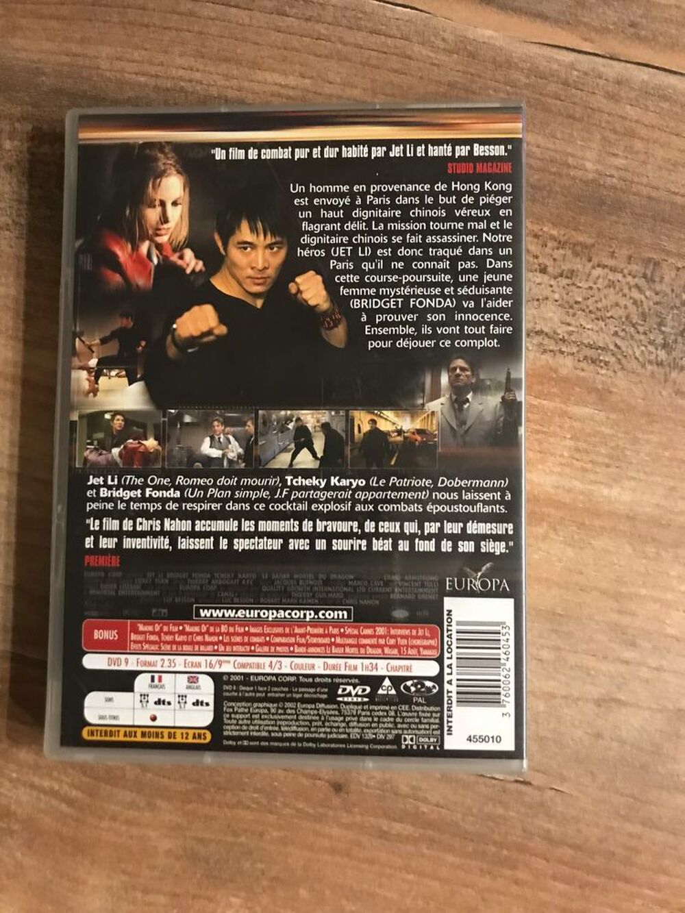 DVD &acute;&acute; Le baiser mortel du dragon &acute;&acute; DVD et blu-ray