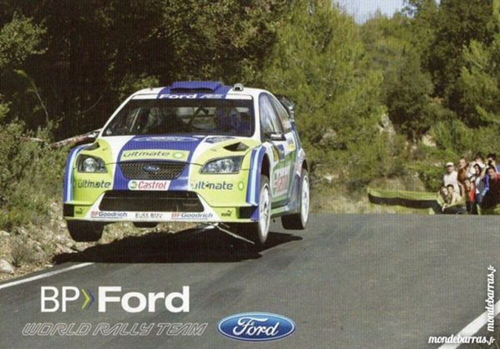 carte TEAM Ford rallye 