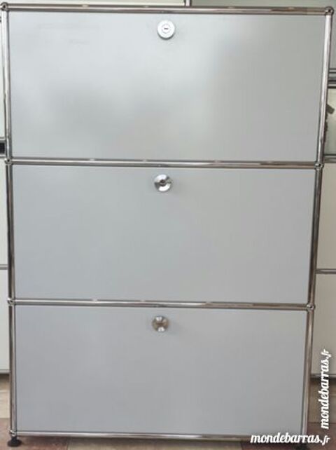 Highboard ou commode gris argent  usm haller 1270 Chenoise (77)