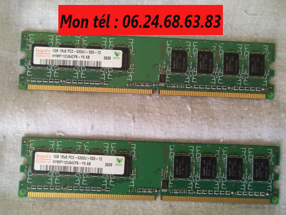 M&eacute;moires Ram Matériel informatique