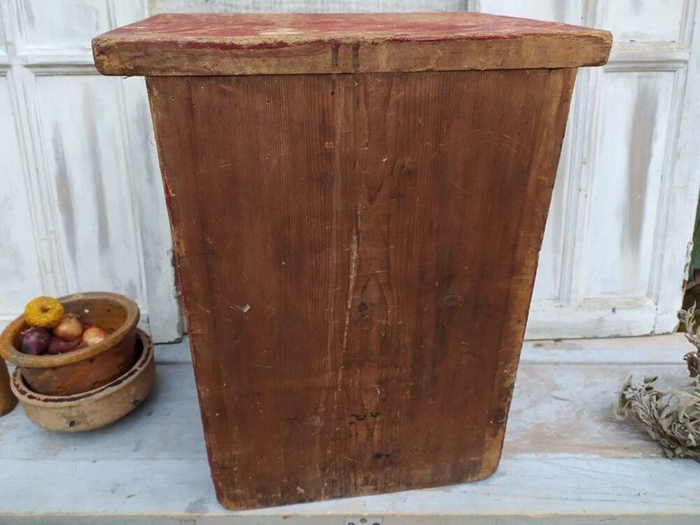 Petit Meuble Armoire Bois Style Ferme Patine Bordeaux
Meubles