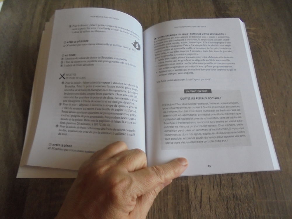 Mon r&eacute;gime ONE DAY DETOX (61) Livres et BD