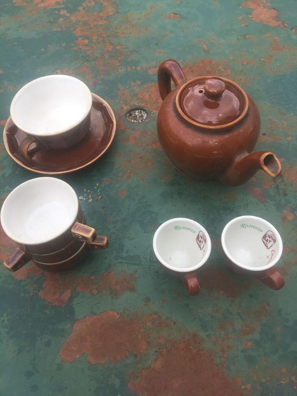 Tasse/sous tasse/th&eacute;i&egrave;re/cafeti&egrave;re/ristreto campaninni
Cuisine