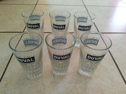Lot de 6 verres Duval (Neuf) 12 Ardoix (07)