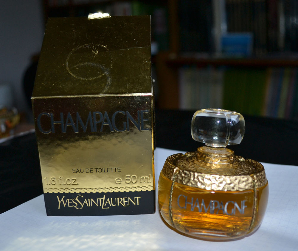 Eau de toilette CHAMPAGNE (Yves St Laurent) - article rare 