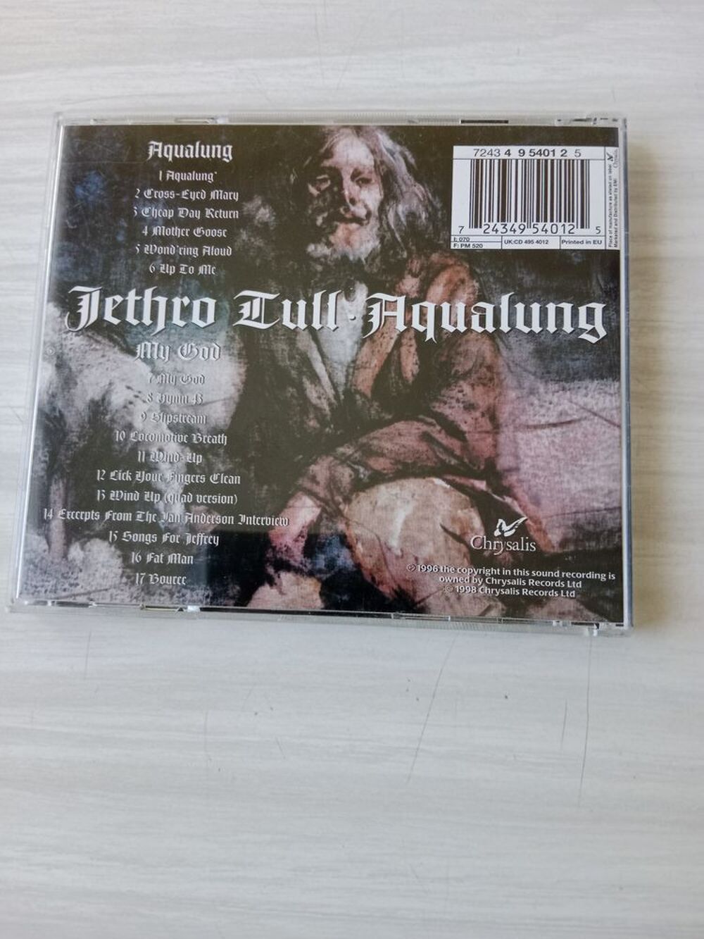 Jethro TULL Aqualung CD et vinyles