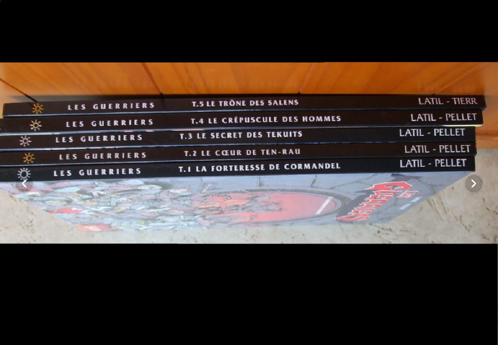  BD LES GUERRIERS Livres et BD