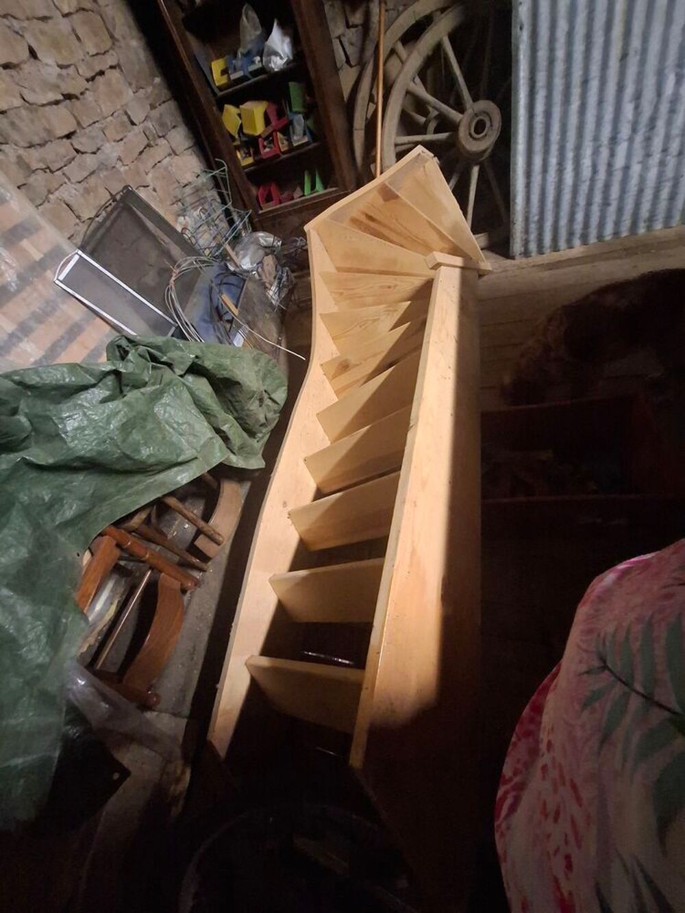Escalier en bois massif Meubles