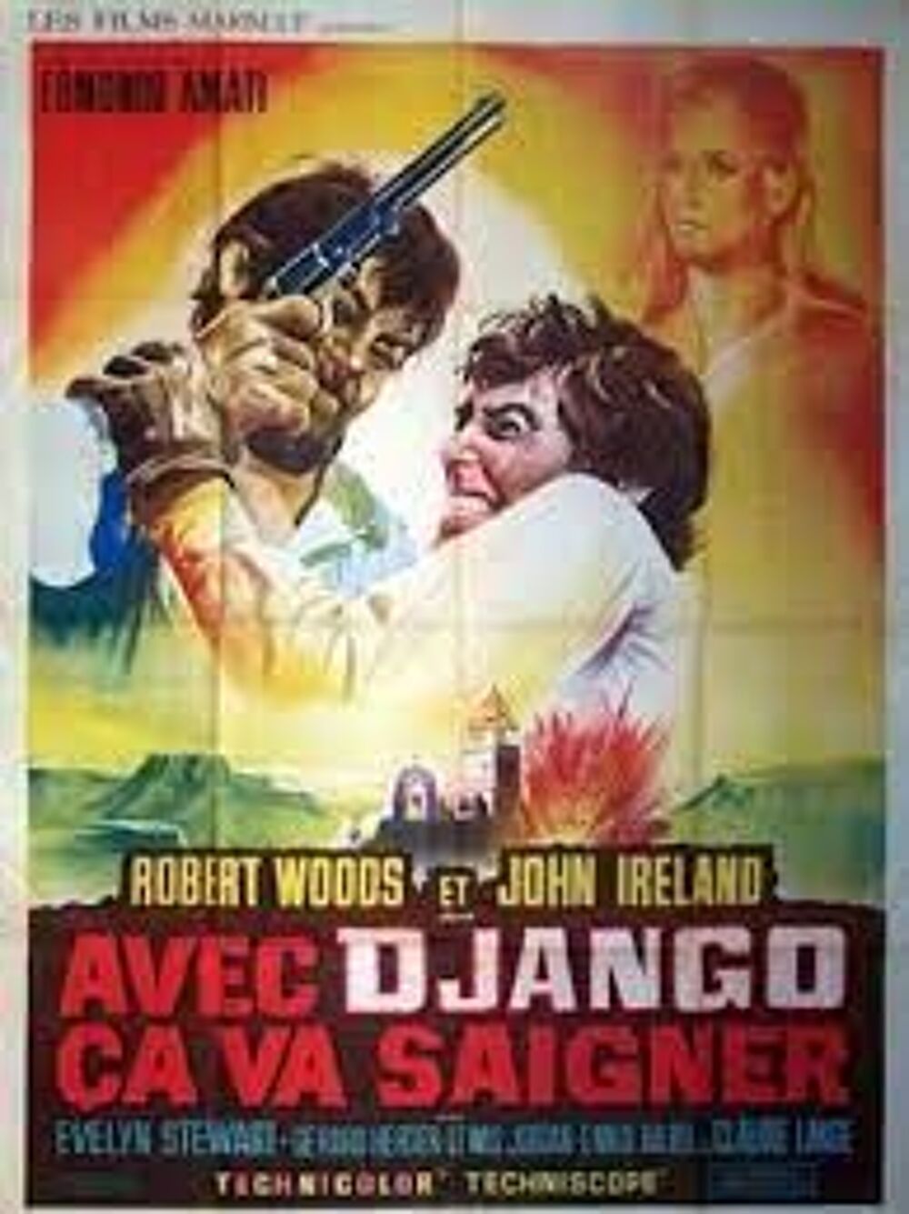 AVEC DJANGO CA VA SAIGNER avec robert woods DVD et blu-ray