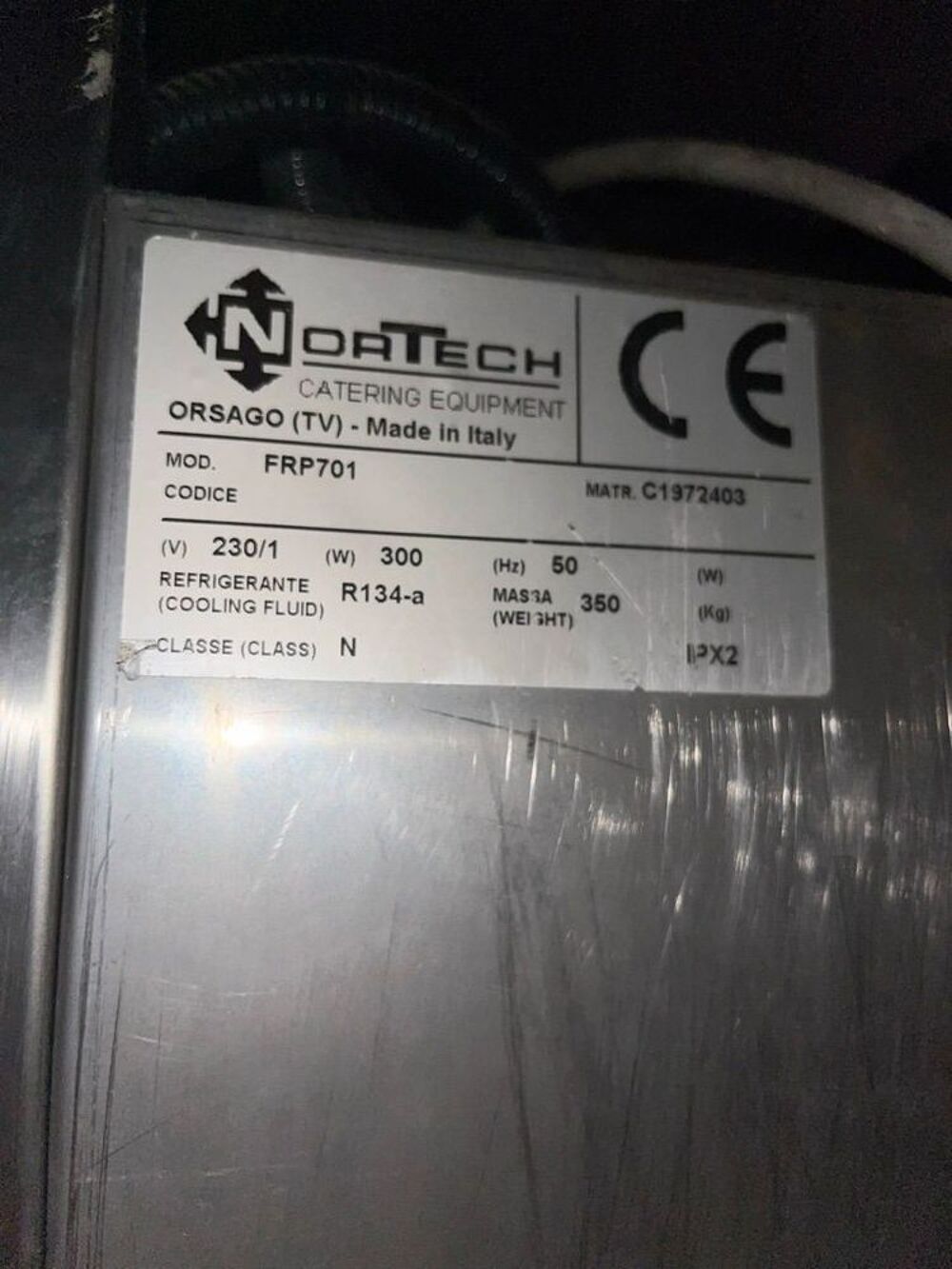 R&eacute;frig&eacute;rateur professional vertical en acier inoxydable Electroménager