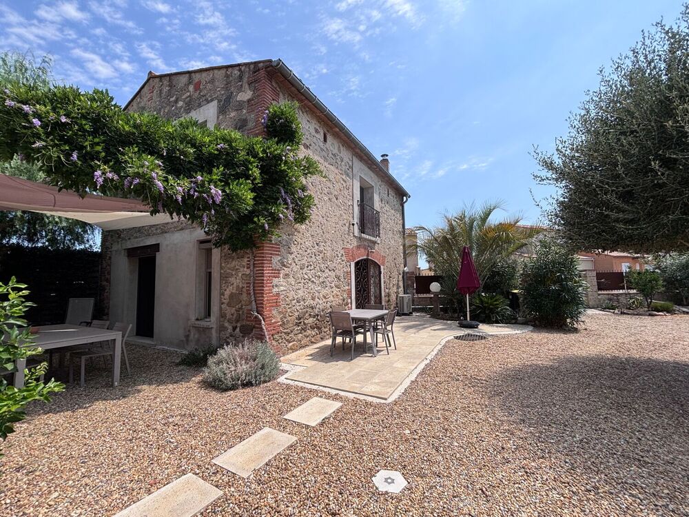 Vente Villa Mas avec piscine et logement vers Collioure 