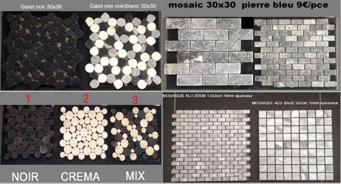 mosaique en pierre naturelle et mosaque aluminium -50% 9 Saint-Lonard (62)