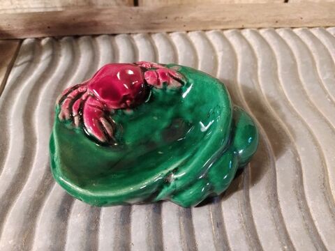 Cendrier Fa�ence de Desvres Ren� Delarue D�cor Crabe Vintage 35 Loches (37)