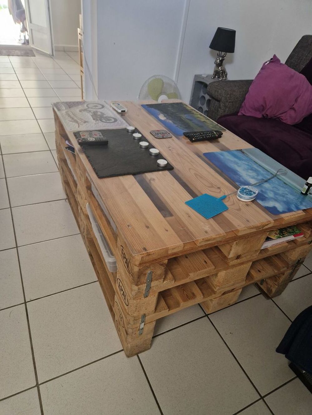 Table basse salon palette europ Meubles