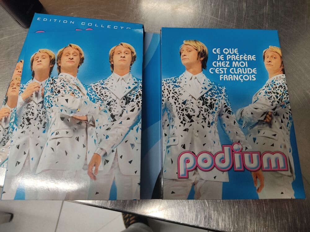 coffret DVD podium DVD et blu-ray