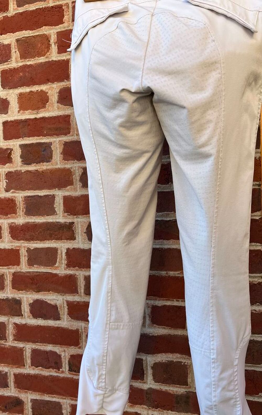 Pantalon d'&eacute;quitation blanc Equitheme Sports