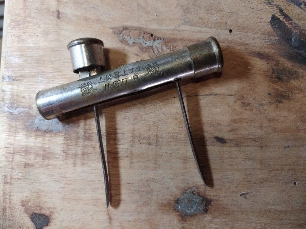 Tire Bouchon Bi-Lames Benjamin Lew - B Lew Patent Corkscrew 