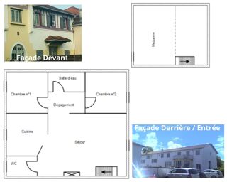  Appartement à vendre 3/4 pièces 59 m²