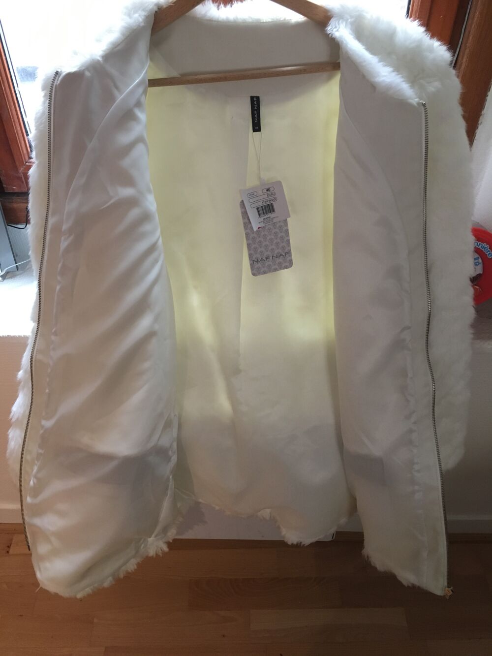Manteau fausse fourrure blanche Vêtements