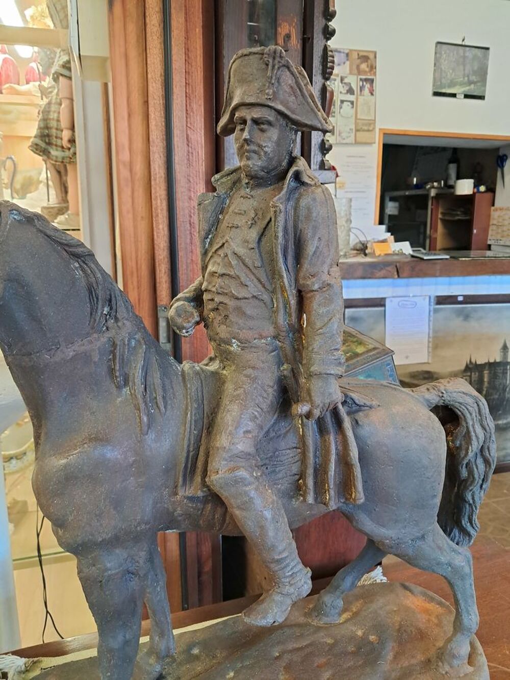 Statue, Sculpture Napol&eacute;on III en fonte Décoration